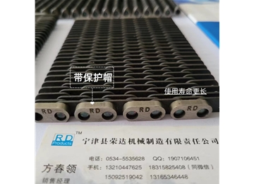Silent chain 無聲齒形鏈帶 帶保護帽壽命長 陶瓷玻璃廠專用 內導式外導式  節距12.7mm、25.4mm