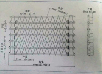 SUS不銹鋼螺旋網帶 速凍螺旋網帶